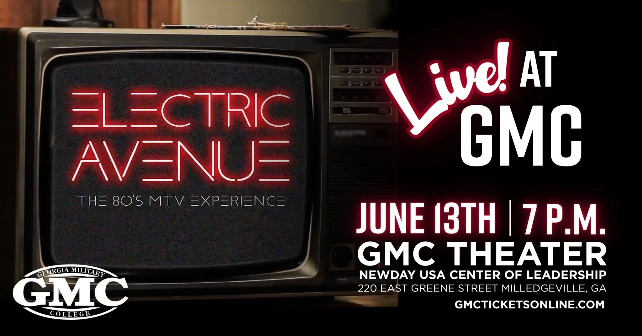 Electric Avenue - The MTV 80's Experience — Lake Sinclair Life